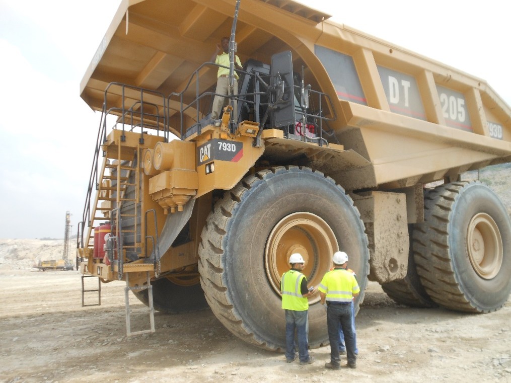 Ball Stud Inspections for CAT Trucks